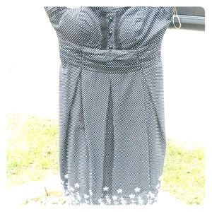 Strapless Polkadot Sun dress